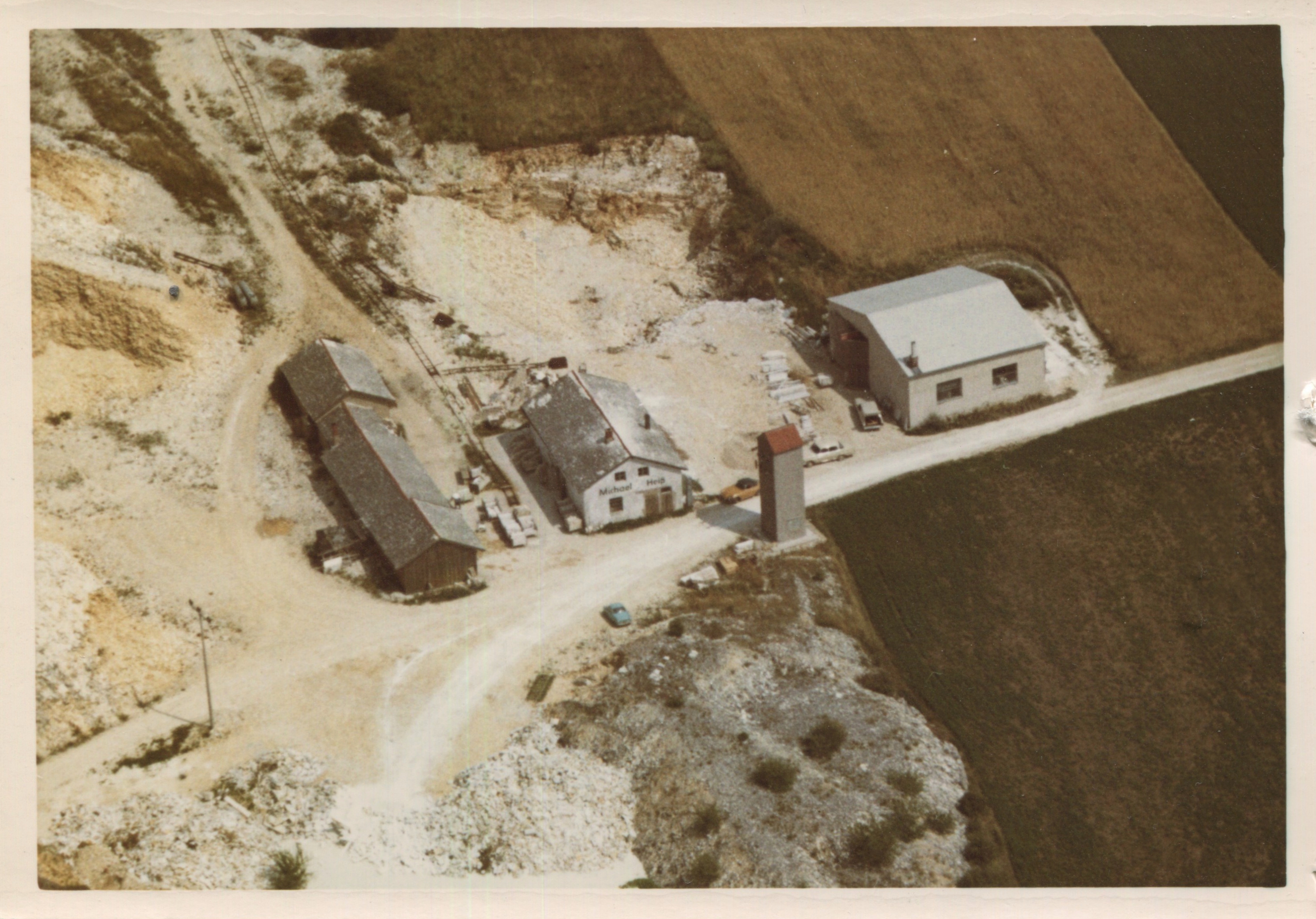 Luftaufnahme aus dem Jahr 1968 Luftaufnahme aus dem Jahr 1968